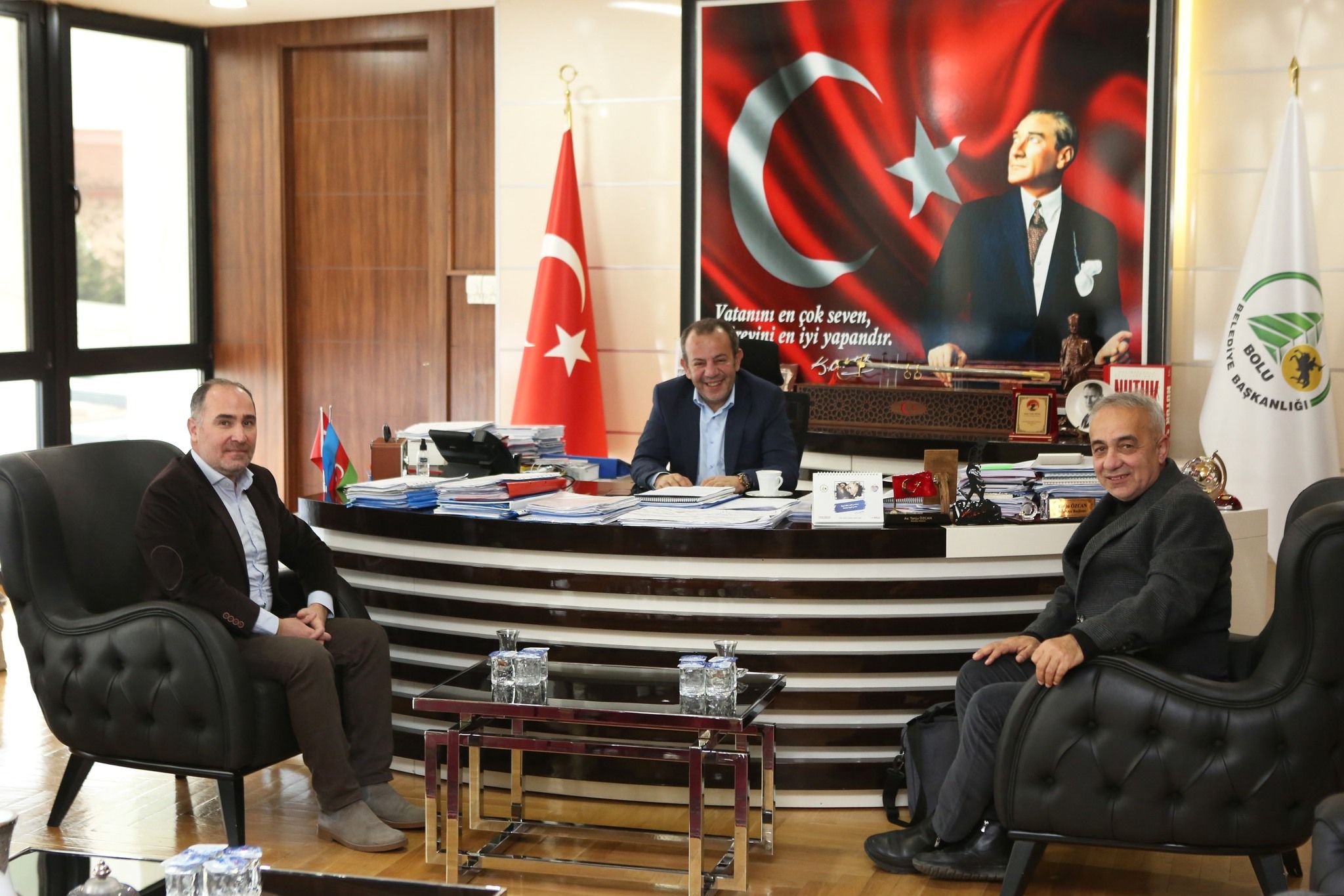 BGC’DEN BAŞKAN ÖZCAN’A ZİYARET