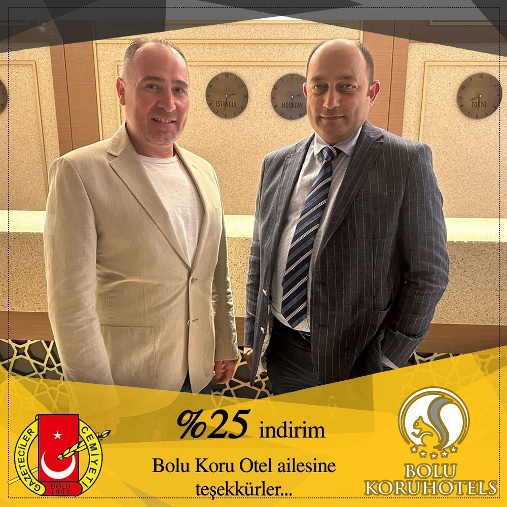 Koru Otel tarafından tüm hizmetlerde %25 indirim.