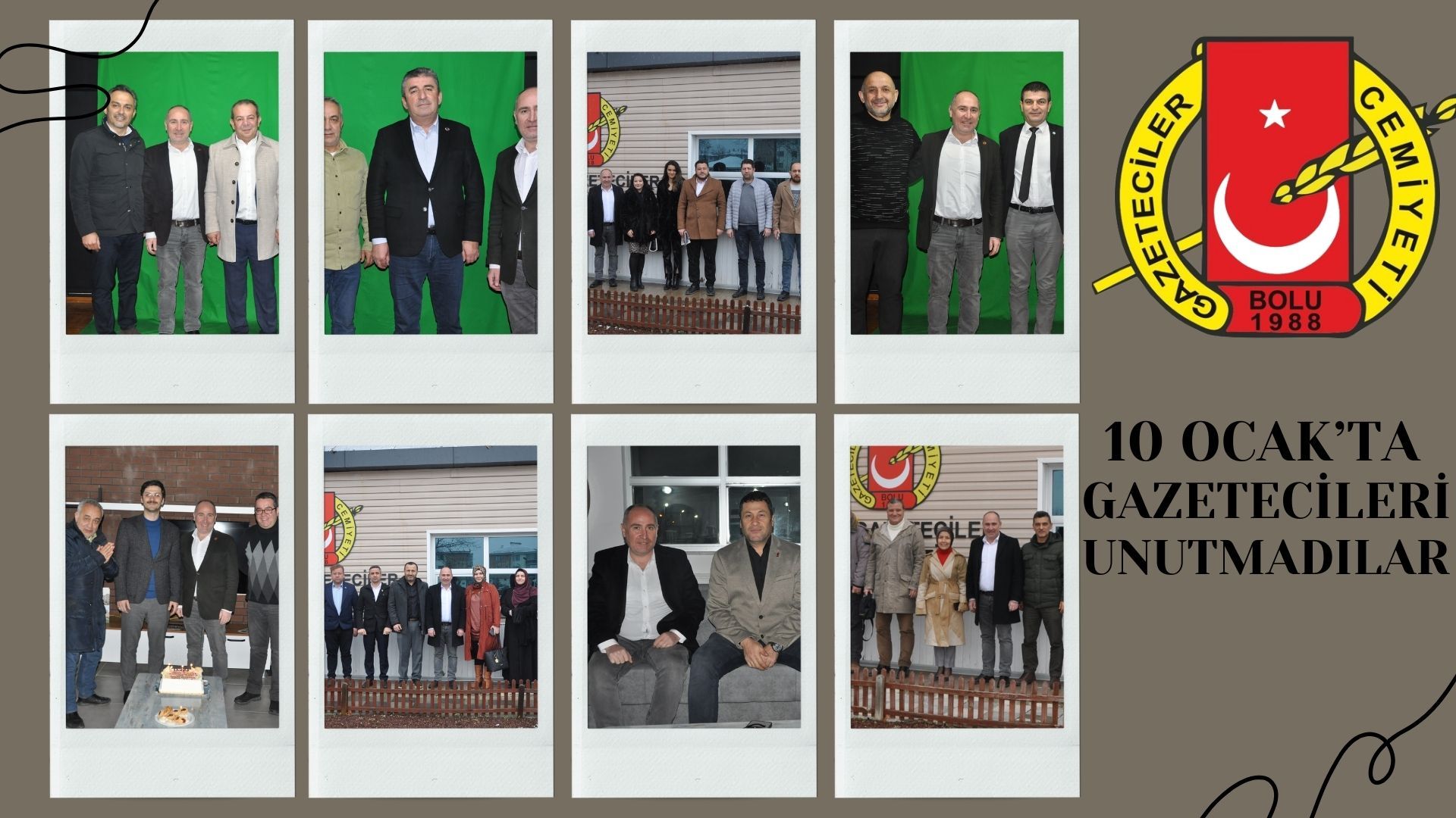 10 OCAK'TA GAZETECİLERİ UNUTMADILAR