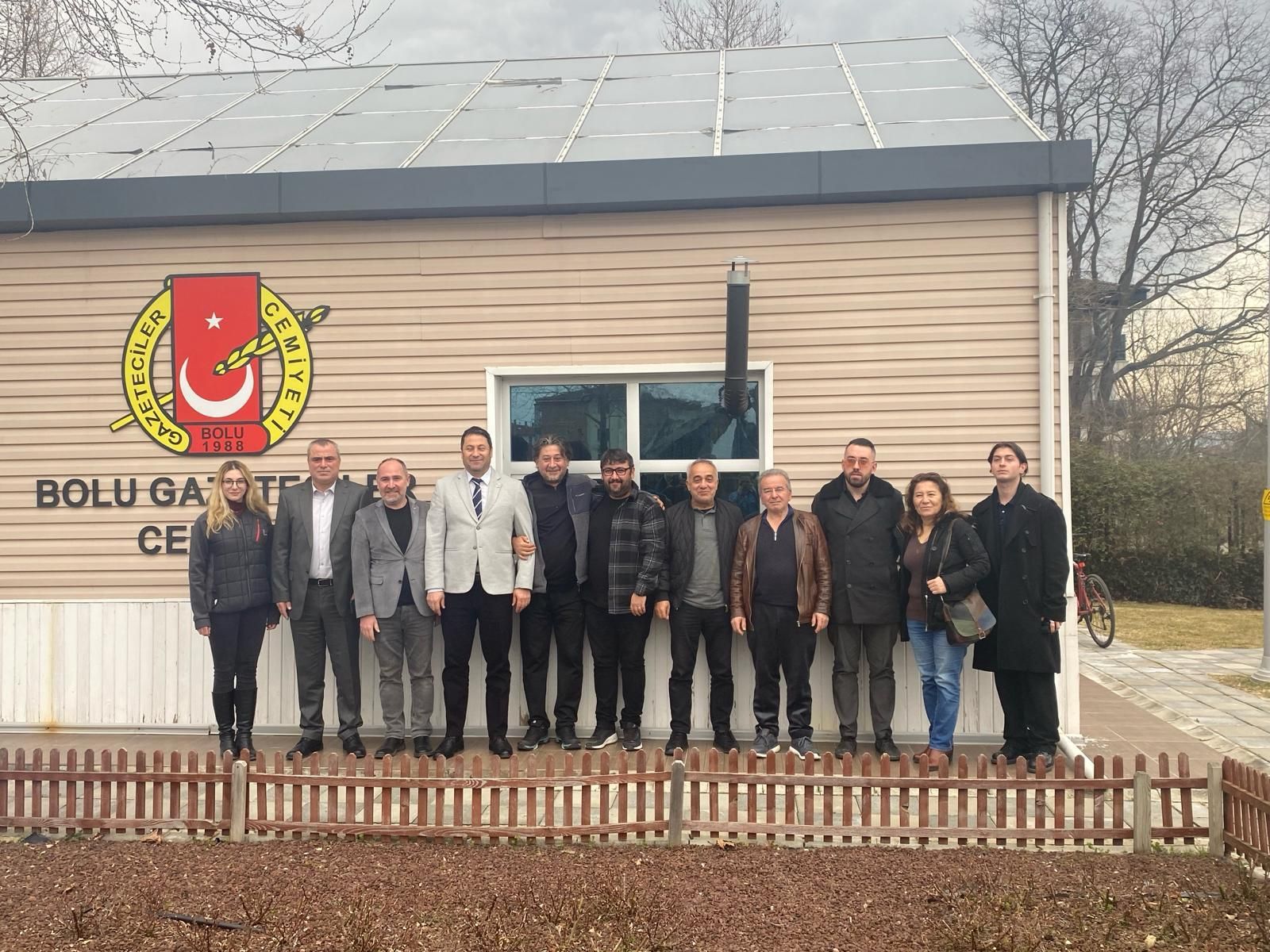 ZAFER PARTİSİ BOLU GAZETECİLER CEMİYETİ'Nİ ZİYARET ETTİ