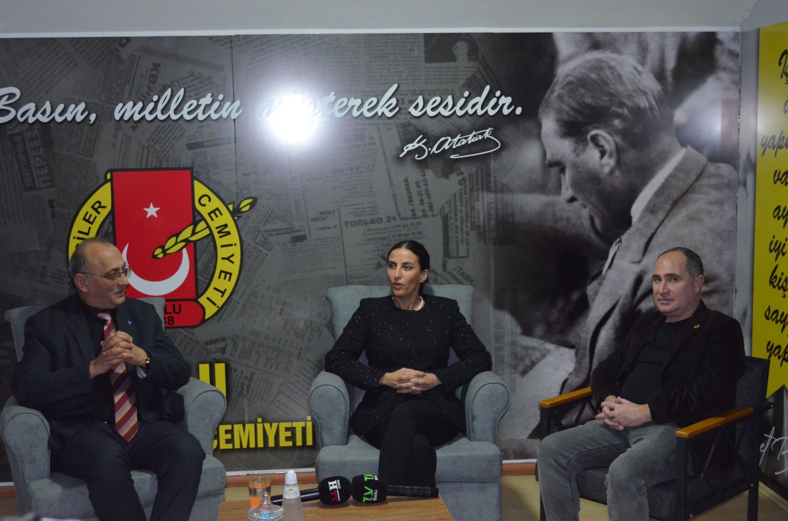 DEVA PARTİSİ İSTANBUL MİLLETVEKİLİ EVRİM RIZVANOĞLU BGC'DE BOLU BASINI İLE BULUŞTU