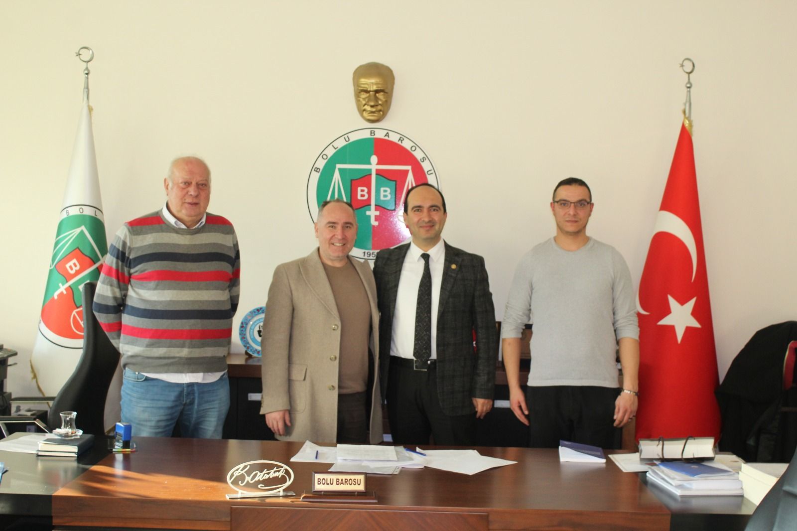 BGC'DEN BARO BAŞKANI BARUT'A HAYIRLI OLSUN ZİYARETİ