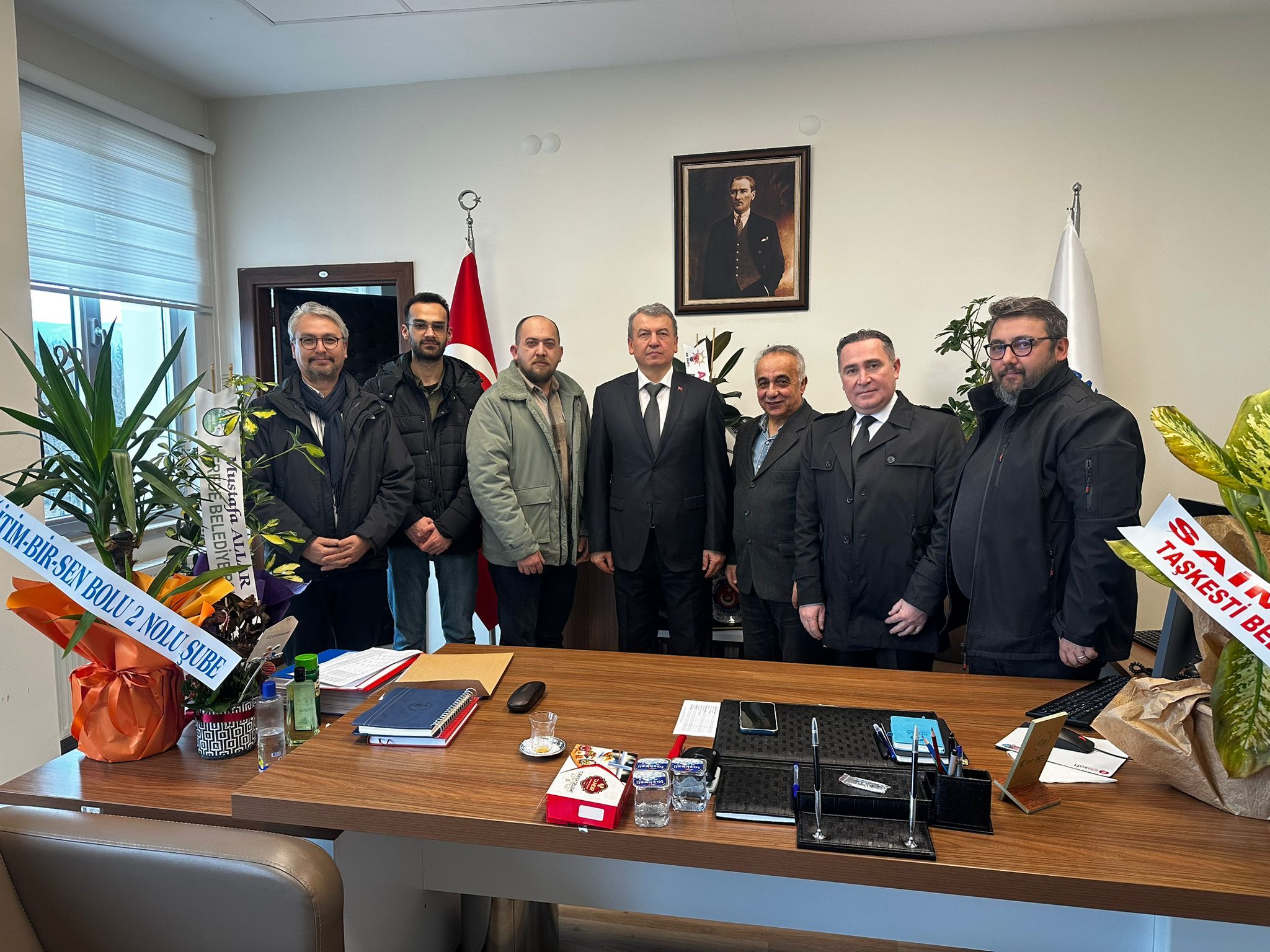 Bolu Gazeteciler Cemiyeti’nden Rektör Yardımcısı Kaya’ya Ziyaret 