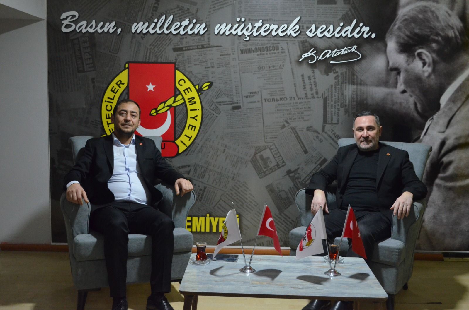 CHP Bolu Merkez İlçe Başkanı Uç’tan Gazeteciler Cemiyeti’ne Ziyaret
