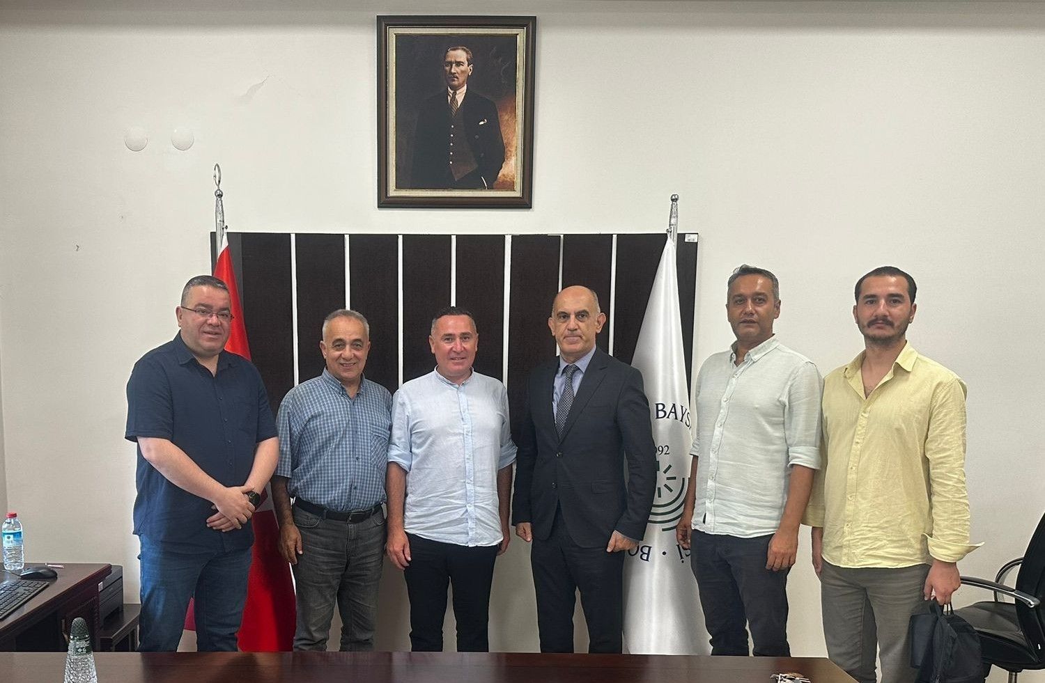 Bolu Gazeteciler Cemiyeti’nden, Dekan Özsoy’a hayırlı olsun ziyareti