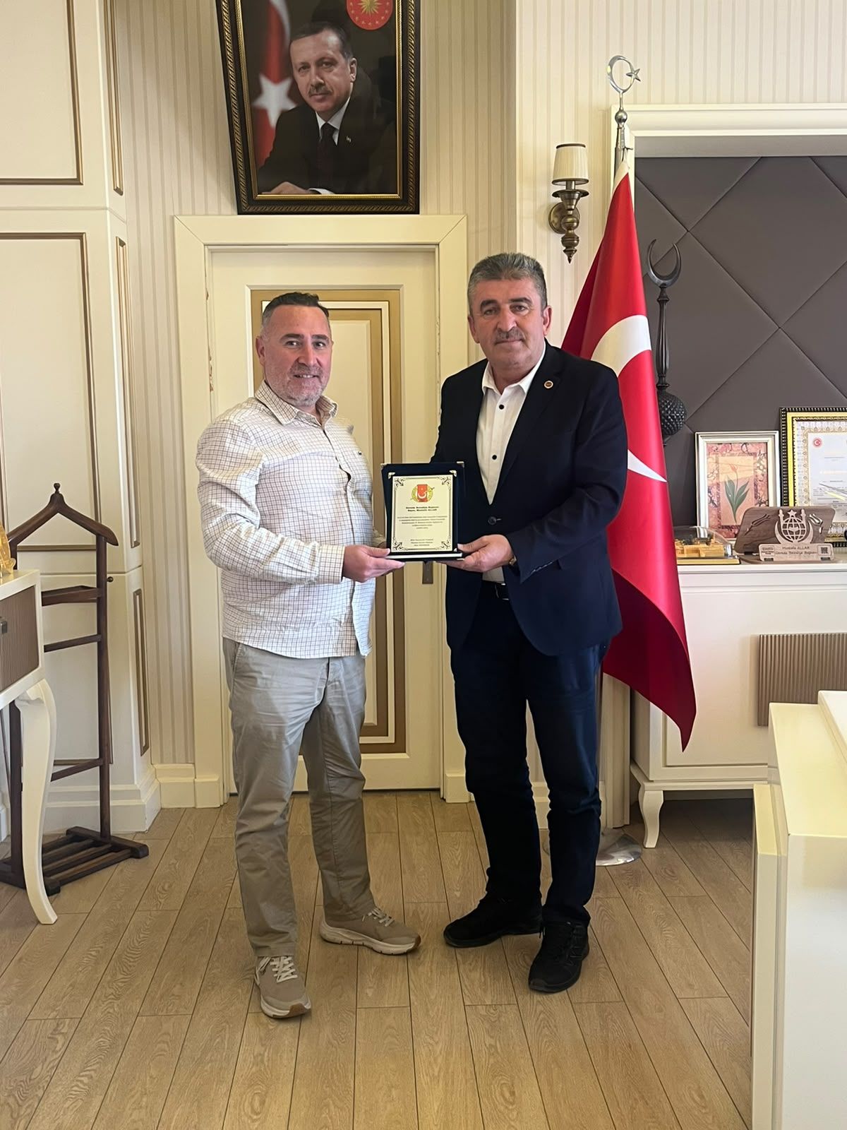 Bolu Gazeteciler Cemiyeti’nden Gerede Belediye Başkanı Mustafa Allar’a Ziyaret